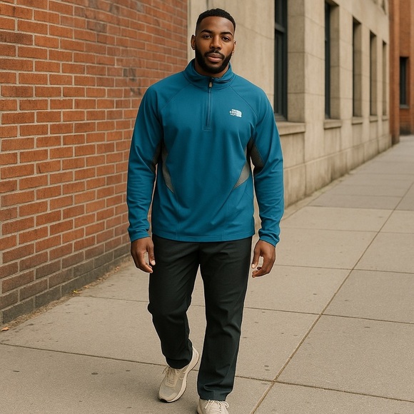 The North Face Men's Blue Jacket - Picture 1 of 8